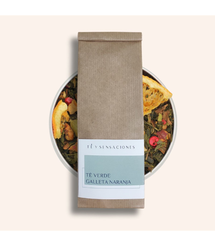 Té verde Galleta de naranjaTé y Sensaciones