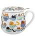 Taza Teacup de porcelana - 0,40 L con filtro y tapaTé y Sensaciones