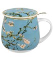 Taza Almond de porcelana - 0,40 L con filtro y tapa