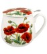 Taza Poppies de porcelana - 0,40 L con filtro y tapaTé y Sensaciones