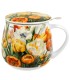 Taza Tulips de porcelana - 0,40 L con filtro y tapa.Té y Sensaciones