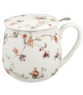 Taza Safa de porcelana - 0,40 L con filtro y tapa