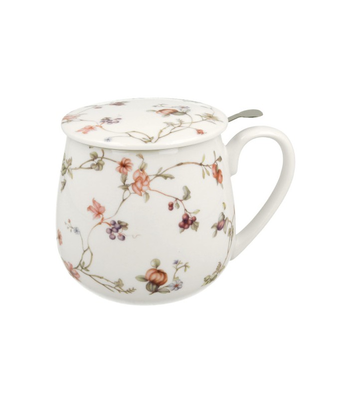 Taza Safa de porcelana - 0,40 L con filtro y tapaTé y Sensaciones