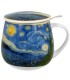 Taza Starry de porcelana - 0,40 L con filtro y tapaTé y Sensaciones