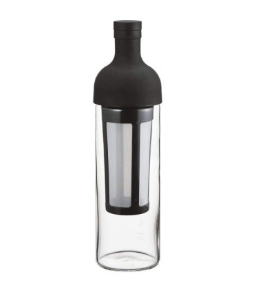 Botella Hario Cold Brew 650ml - Café y Té Frío - Negro - con filtro