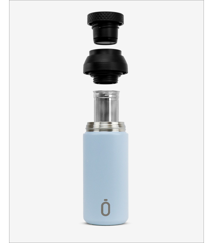 Botella térmica con filtro Cup Mii POWDER SKY – Runbott 0,35 LTé y Sensaciones
