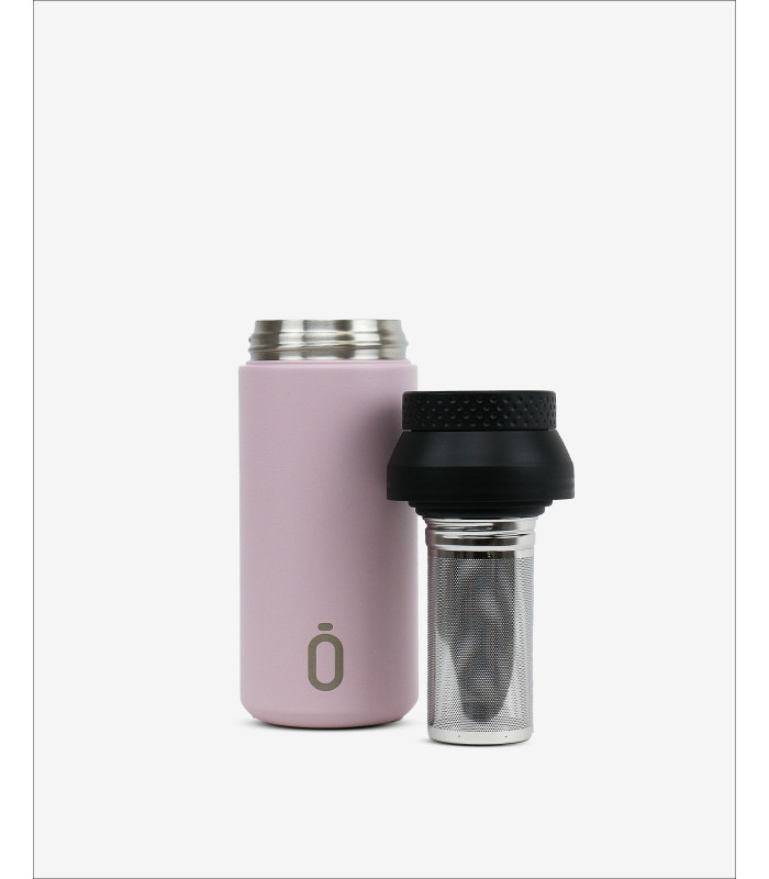 Botella térmica con filtro Cup Mii Powder Pink – Rumbott 0,35 LTé y Sensaciones