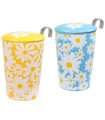 Taza Daisy – Porcelana 0,35 L con filtro y tapa (2 modelos)