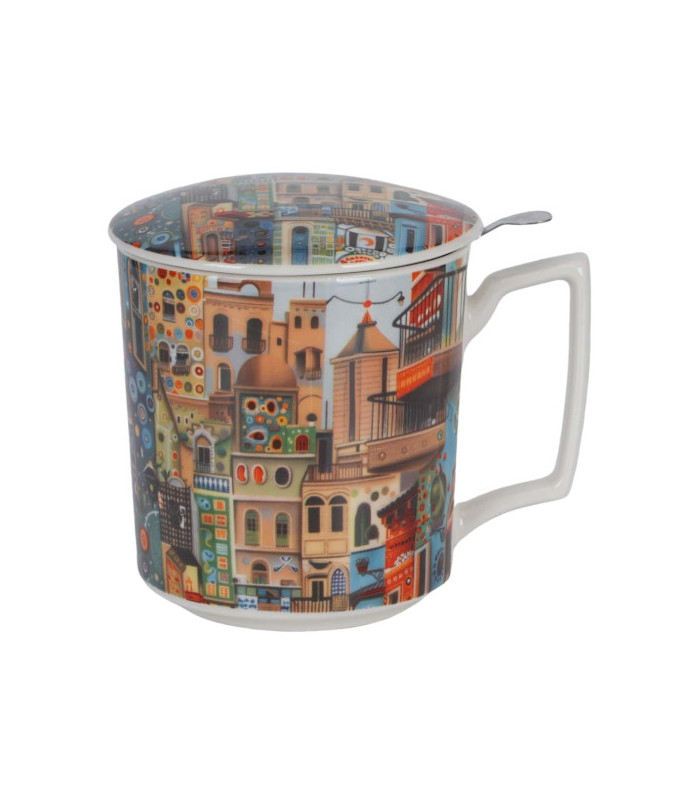 Taza Modern-Sweet – Porcelana 0,40 L con filtro y tapaTé y Sensaciones