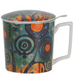 Taza Modern-Twisted – Porcelana 0,40 L con filtro y tapa