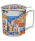 Taza Modern-Spain – Porcelana 0,40 L con filtro y tapaTé y Sensaciones