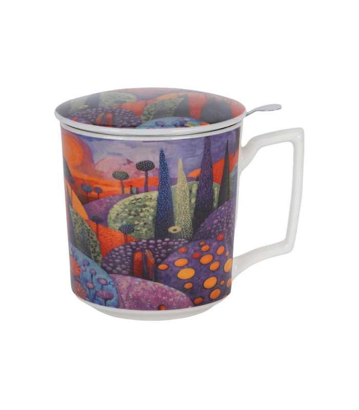 Taza Modern-Hills – Porcelana 0,40 L con filtro y tapaTé y Sensaciones