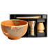 Set Kisoki – Cerámica japonesa para matcha (0,50 L) con soporte de maderaTé y Sensaciones