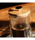 Cafetera de Émbolo Doble Pared 500ml, Vidrio BorosilicatoTé y Sensaciones