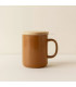 Taza Anna – Gres Avellana 350 ml con filtro y tapa de maderaTé y Sensaciones