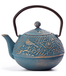 Tetera Meng de hierro colado 0,65 L con filtro de acero inoxidable