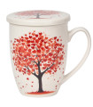 Taza Tree-Hearts con filtro y tapa 0,35 L – Porcelana