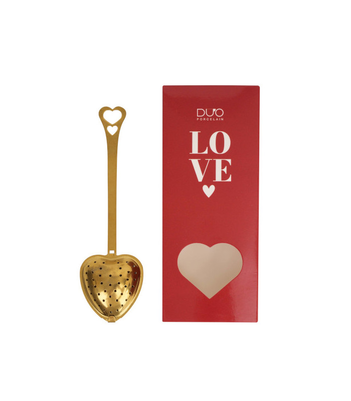 Filtro Love en forma de corazón 4 cm – Acero inoxidableTé y Sensaciones