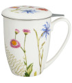 Taza Nature de porcelana 0,40 L con filtro y tapa