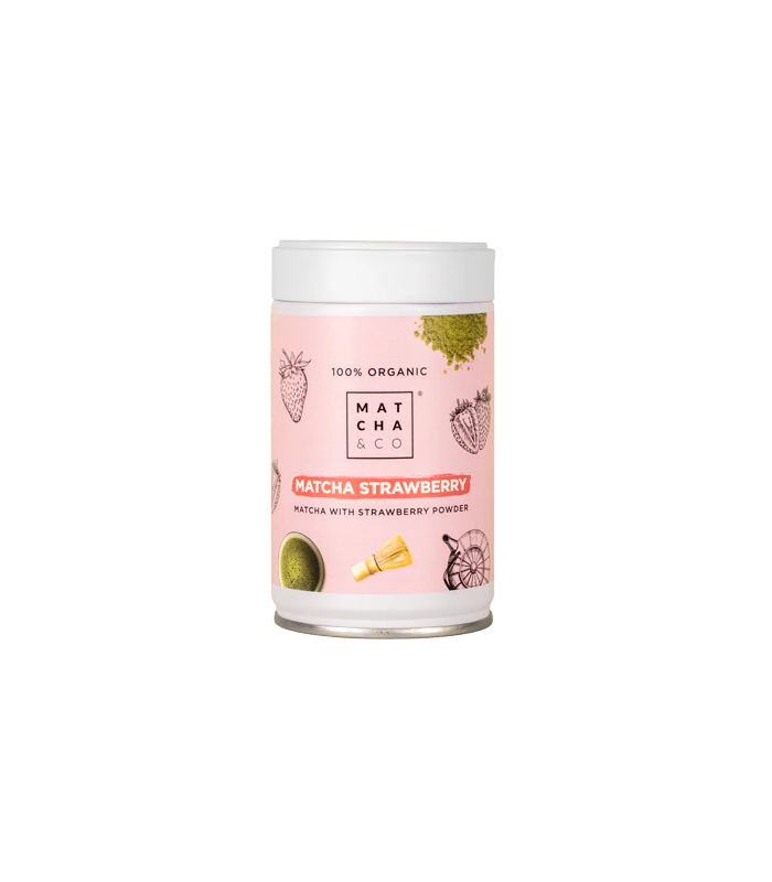 Té Matcha Fresa EcológicoTé y Sensaciones