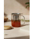 Taza Gustave — Vidrio borosilicato 450 ml con filtro y tapaTé y Sensaciones