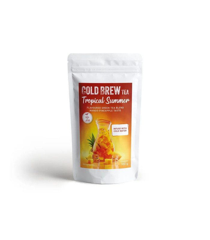 Cold Brew VERANO TROPICAL — Té verde mango y piña (100 g)Té y Sensaciones