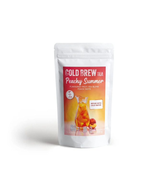 Cold Brew VERANO DE MELOCOTÓN — Infusión de frutas sabor melocotón (100 g)Té y Sensaciones