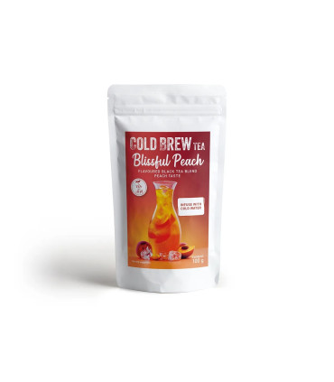 Cold Brew FELICIDAD DE MELOCOTÓN — Té negro sabor melocotón (100 g)