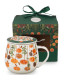 Taza Fruits — Porcelana 0,40 L con filtro y tapaTé y Sensaciones