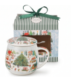 Taza Market — Porcelana 0,40 L con filtro y tapa