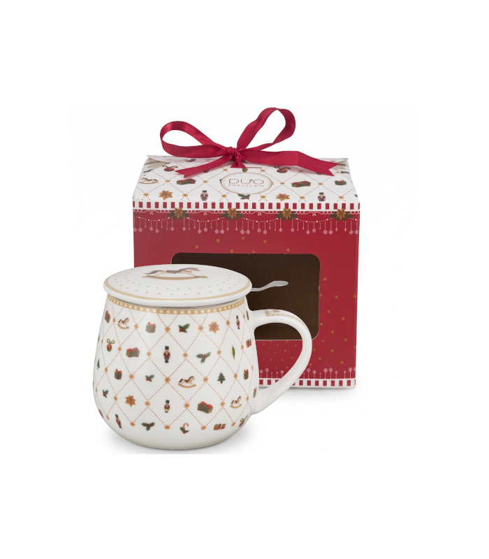 Taza Joy — Porcelana 0,40 L con filtro y tapaTé y Sensaciones