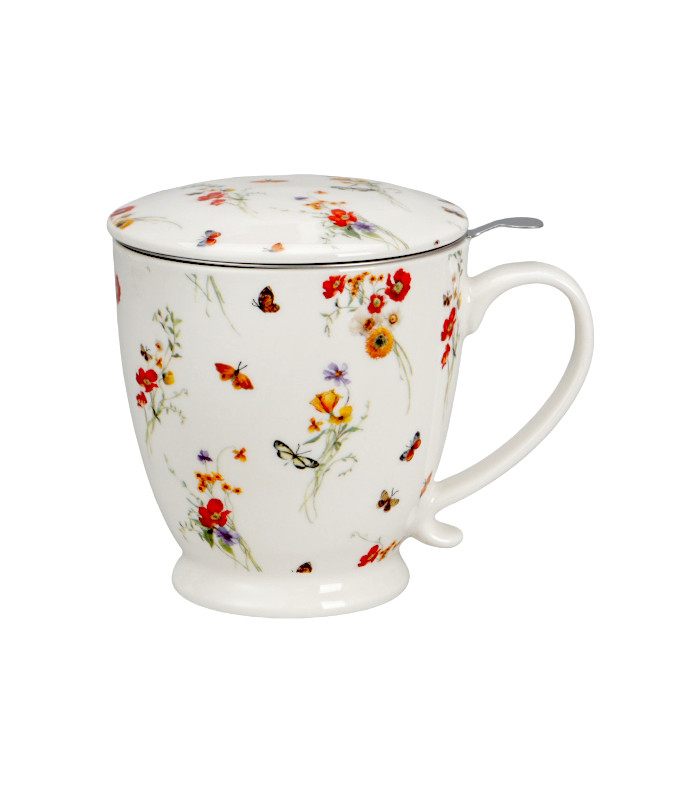 Taza Grace — Porcelana 0,50 L con filtro y tapaTé y Sensaciones