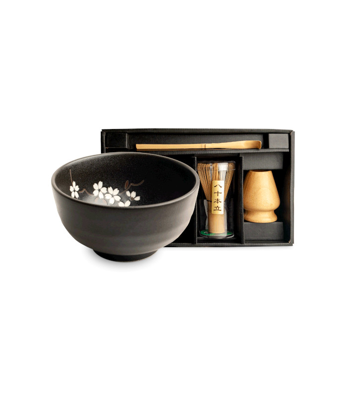Set Saki — Set de matcha ceremonial con chawan de cerámica 0,50 LTé y Sensaciones