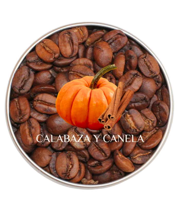 Café Aromatizado CALABAZA Y CANELA - 100% Arábica, 250gr.Té y Sensaciones