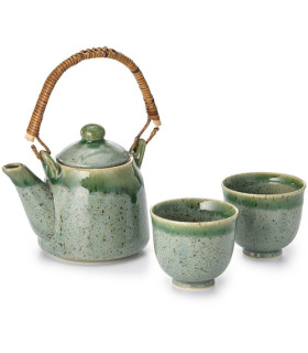 Set Yasuko — Porcelana Japonesa Tetera + 2 CuencosTé y Sensaciones