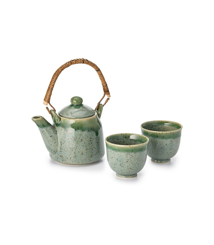 Set Yasuko — Porcelana Japonesa Tetera + 2 CuencosTé y Sensaciones