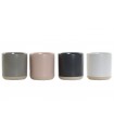 MUG GRES 8,5X8,5X8,5 350 ML, 4 SURT.