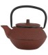Tetera roja ARARE , hierro colado 0,35 L.Té y Sensaciones